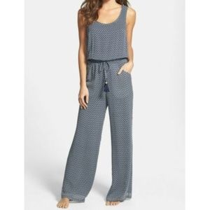 Tory Burch Portofino 100% Silk Tank Jumpsuit